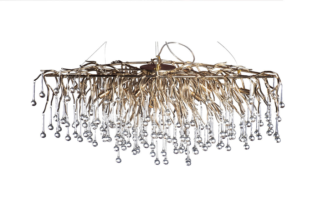 Люстра 120х36см Garda Decor шампань 86-8015/1200G