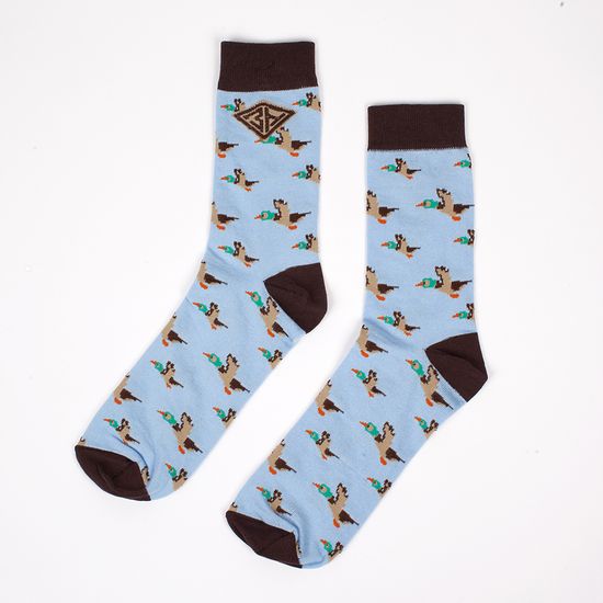 Носки ЗАПОРОЖЕЦ Дичь 86 Бит Голубой мужские