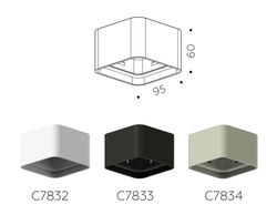 Ambrella Корпус светильника накладной для насадок 70*70mm MR16 Корпуса 70x70mm C7834
