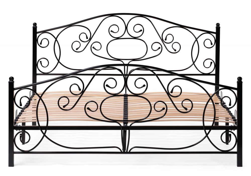 Двуспальная кровать Викси 180х200 черная