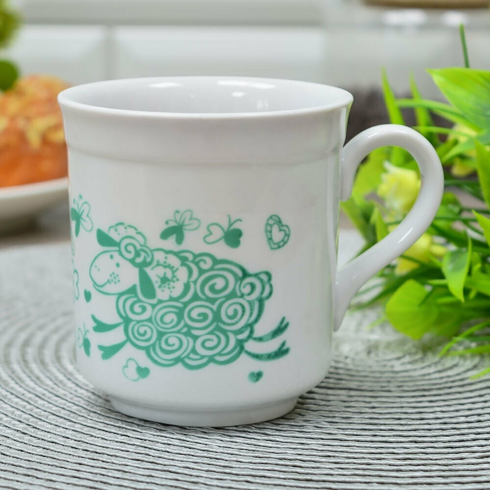 Кружка 250мл Цилиндрическая Шелкотрафарет