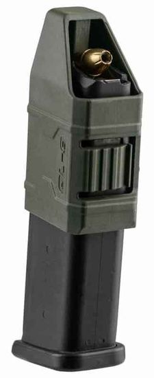 Одинарный пенал для магазинов Glock 9мм c заряжателем