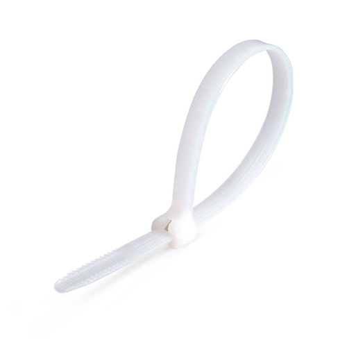 Стяжка нейлоновая КСЗ 4x200 (бел) (100шт) Fortisflex
