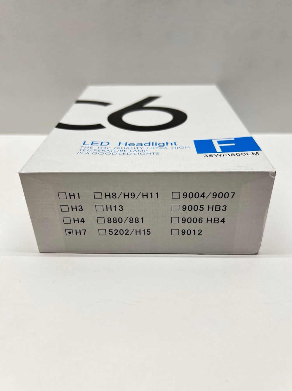 H7 / Автомобильные светодиодные лампы, H7, 36W, 3800 Lm, 12 вольт, LED Headlight C6, Серия СИ Шесть, TG (2 шт. / комплект)