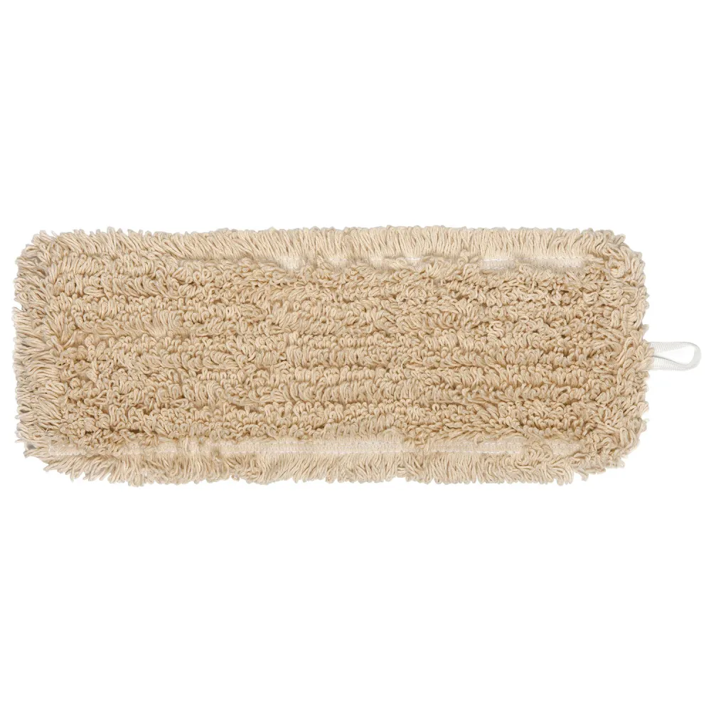 Насадка МОП плоская для швабры/держателя 50 см, уши/карманы (ТИП У/К), нашивной хлопок, LAIMA EXPERT, 605304