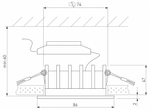 Встраиваемый светильник Elektrostandard Combi a069004