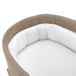 Коляска Cybex Balios S Lux TPE complete Aton B2 Steel Grey Base One 4 в 1 Almond Beige с дождевиками