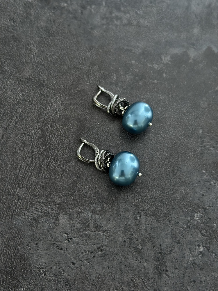 HMG 1131 Blue/bl Серьги арт.0790