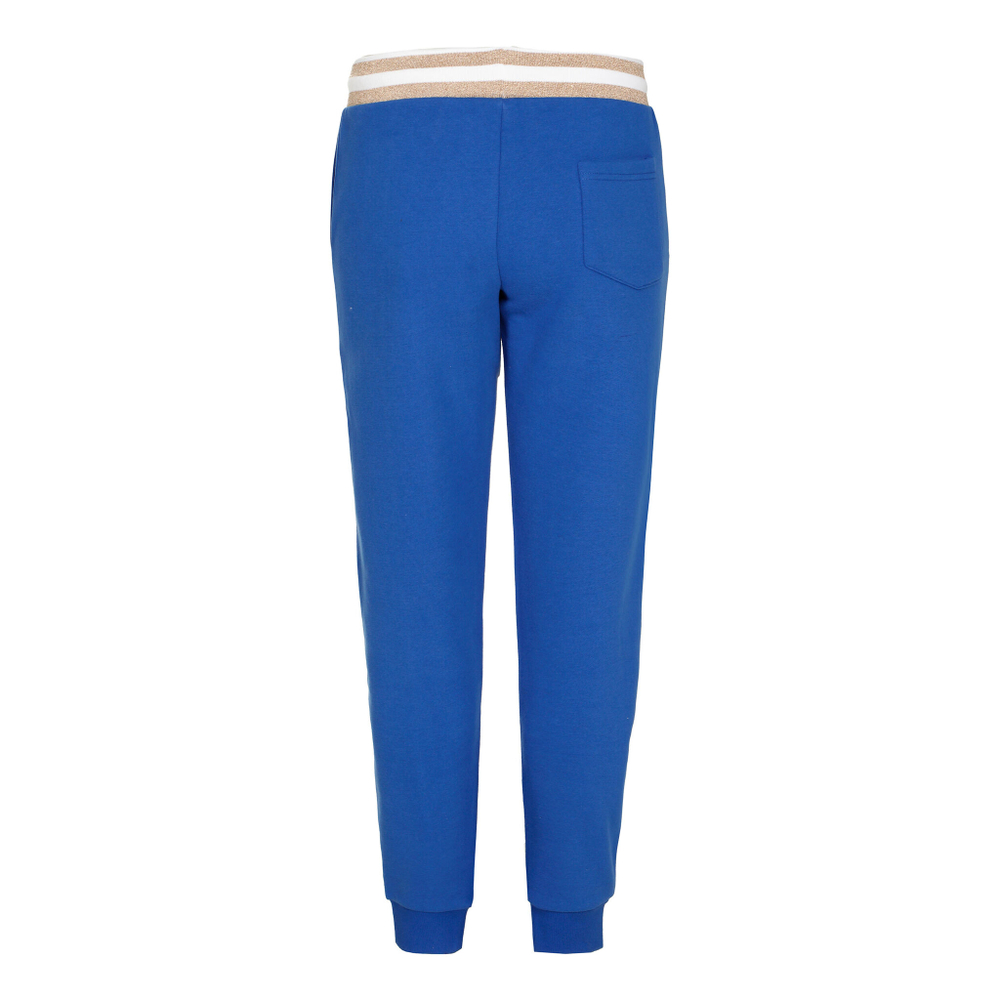 Женские теннисные брюки Quiet Please Retro Stripe Training Pants Women - Blue, Multicoloured