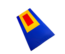 Зона приземления напольная для двойного минитрампа - соревновательный стандарт