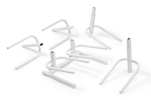 Подставка для 6-ти бутылей белая РОССИЯ