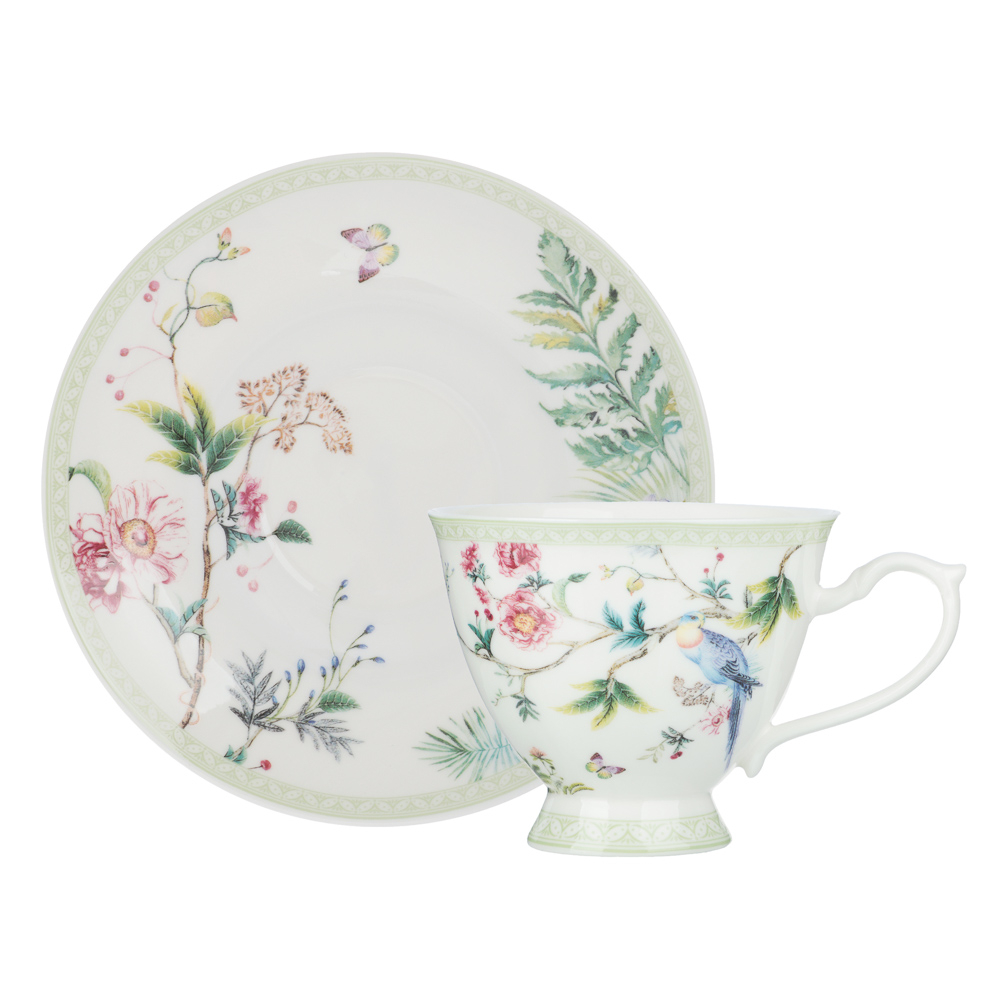 Набор чайный 4 пр., 220мл, MILLIMI, Грета, фарфор