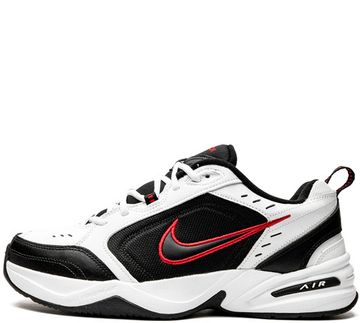 Кроссовки Nike Air Monarch 4 White/Black/Red с мехом
