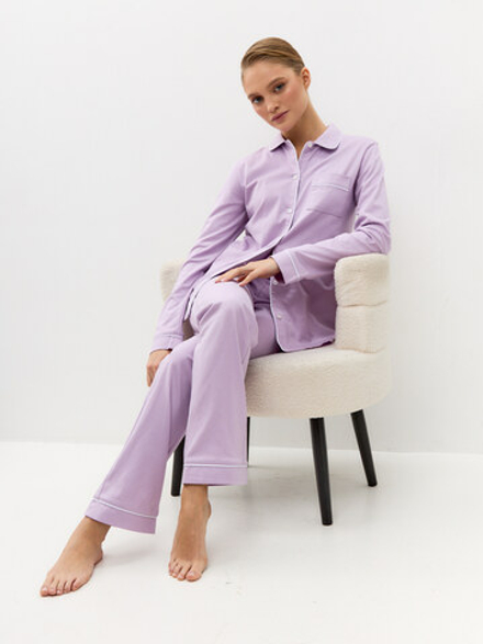 Пижама женская Ihomewear Classic Lilac