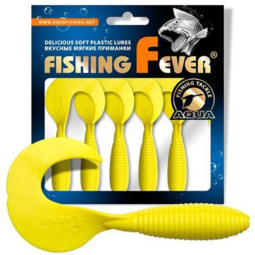 Мягкая приманка твистер FishingFever ARGO 6,0cm,2,0g,уп 6 шт