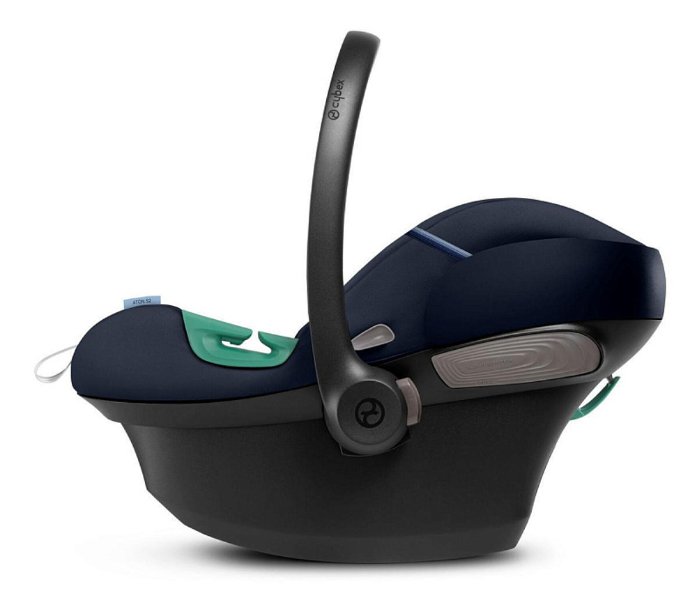 Коляска 3 в 1 Cybex Priam IV Rosegold complete и автокресло Aton S2 i-Size Ocean Blue Sepia Black
