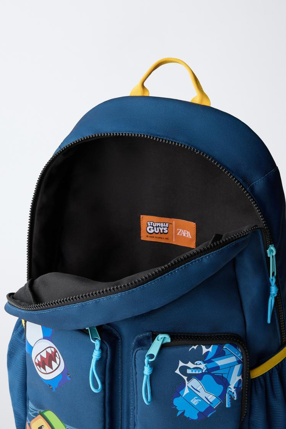 ZARA РЮКЗАК С ПРИНТОМ STUMBLE GUYS ™ © SCOPELY, СИНИЙ