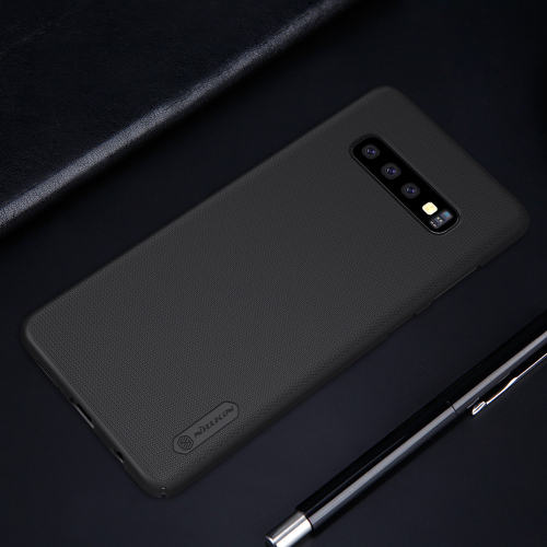 Чехол от Nillkin серии Super Frosted Shield для смартфона Samsung Galaxy S10+ плюс