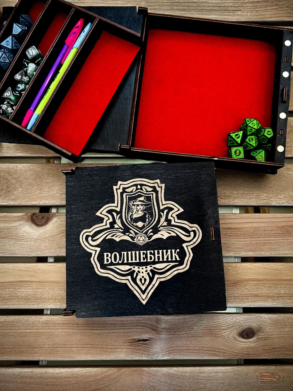 Органайзер ДнД «Волшебник 5» — дерево