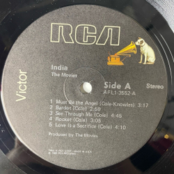 Винтажная виниловая пластинка LP The Movies India (USA 1980)