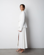 Юбка из смесовой вискозы Александр Маккуин белый