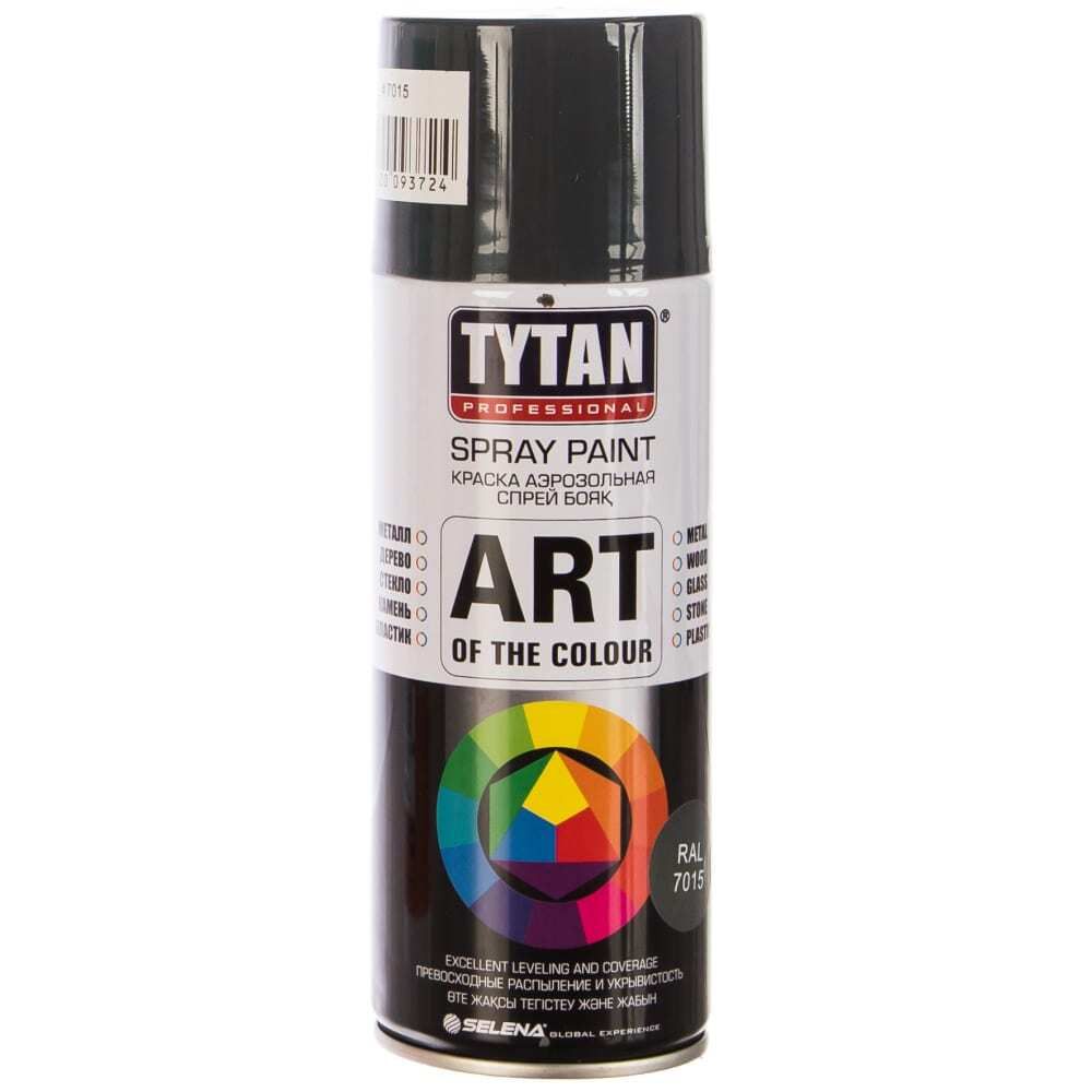 Краска аэрозольная Tytan Professional Art of the colour черная матовая RAL 9004 400 мл