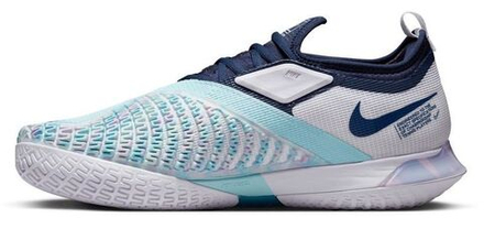 Мужские кроссовки теннисные Nike React Vapor NXT - белый, небесный