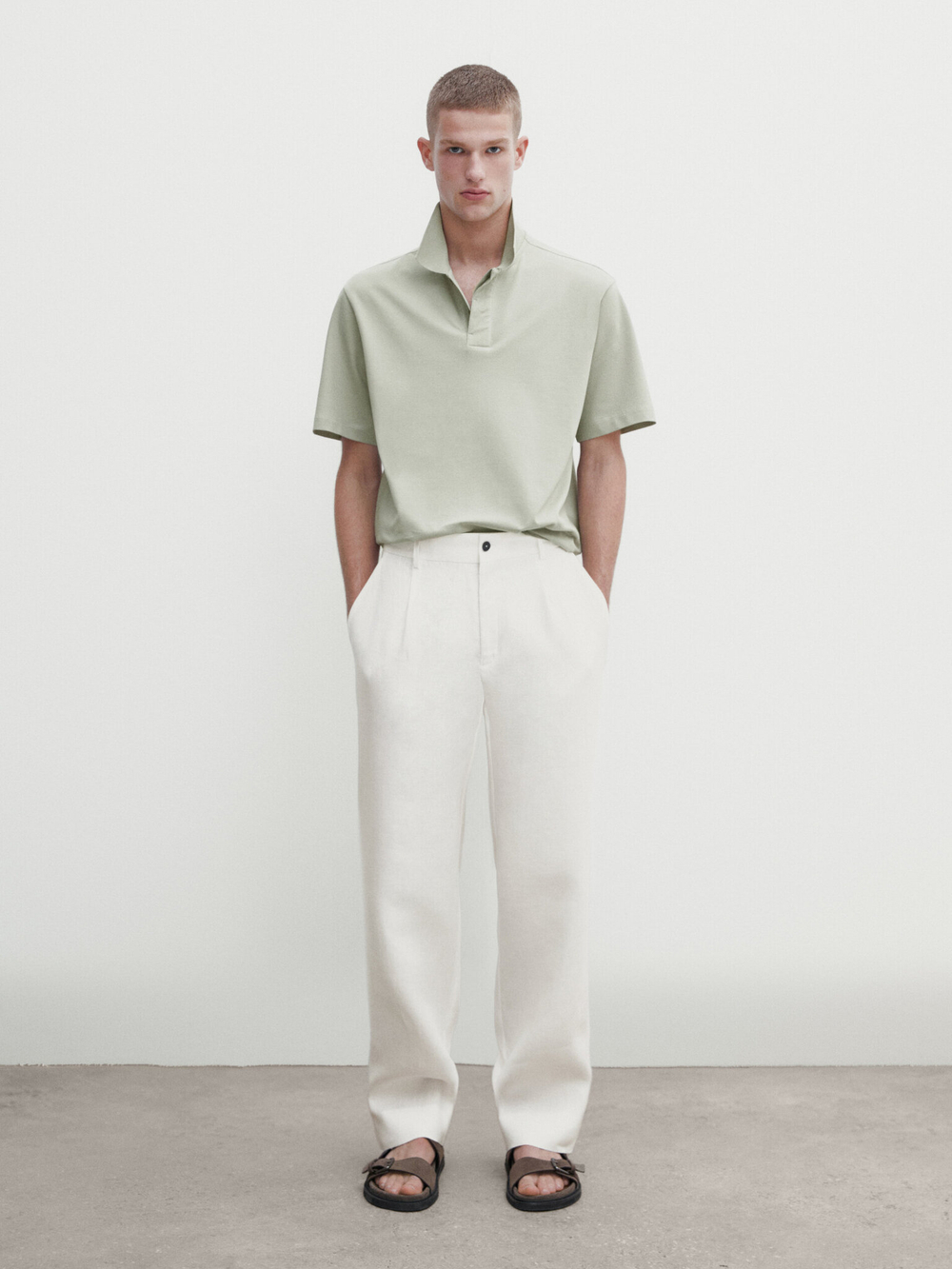 Massimo Dutti | Short sleeve comfort polo shirt