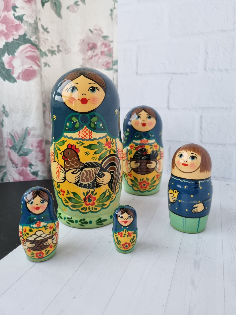 Матрешка "с курочкой" традиция 5мест