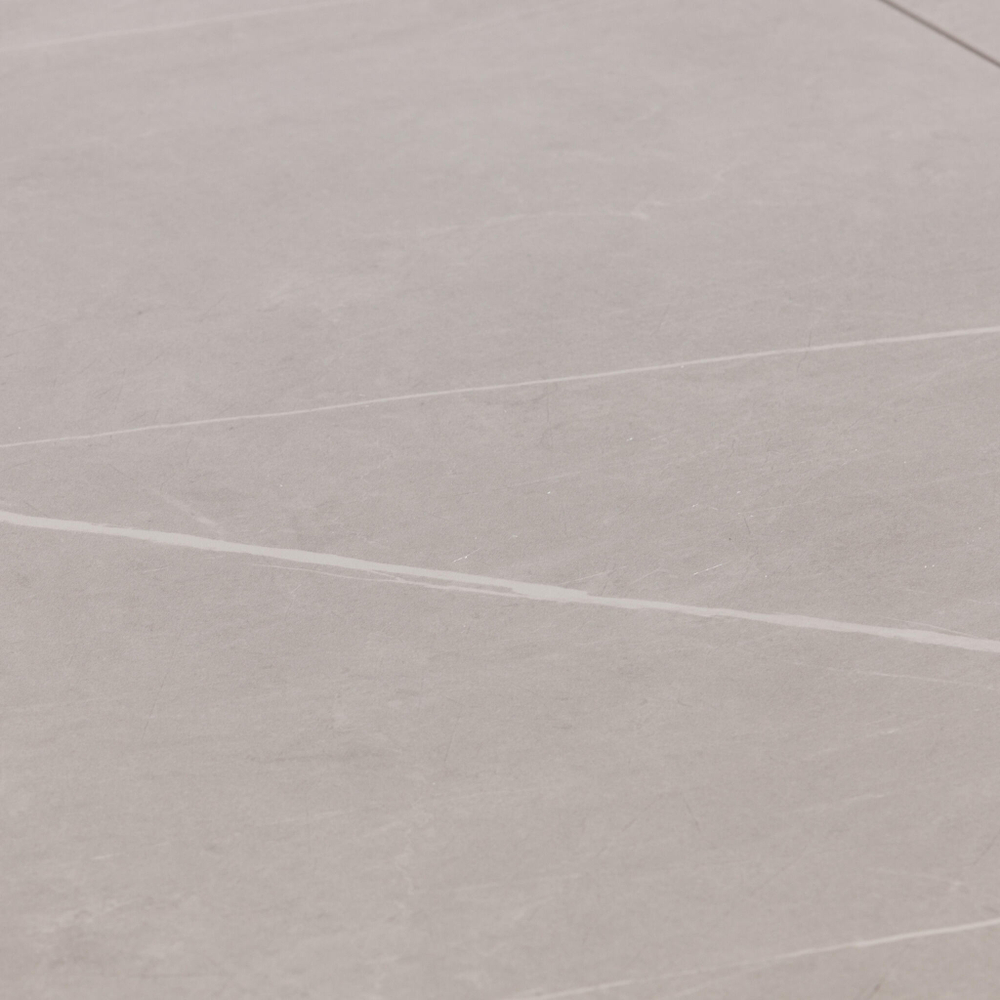 Стол обеденный Balmoral/Балморал столешница керамика (матовая) /опоры металл, серый/чёрный, (120+40)x80x75(+1) см