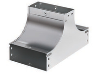 Т-Ответвитель вверх TS 300/80 в комплекте с крепежными элементами исоединительными пластинами, необходимыми для монтажа, цинк-ламельный