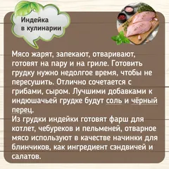 Филе грудки индейки замороженное / 500 гр