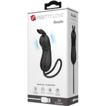 Виброяйцо в виде зайчика с ушками Rosalie черное