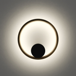 DK5060-BK+SG Бра ORBIT, IP20, 3000К, LED, 10 Вт, черный + сатинированное золото, алюминий