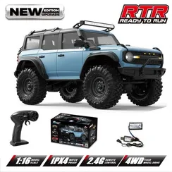Радиоуправляемый краулер HB Beluga 4WD 1:16 HB-R1602 голубой