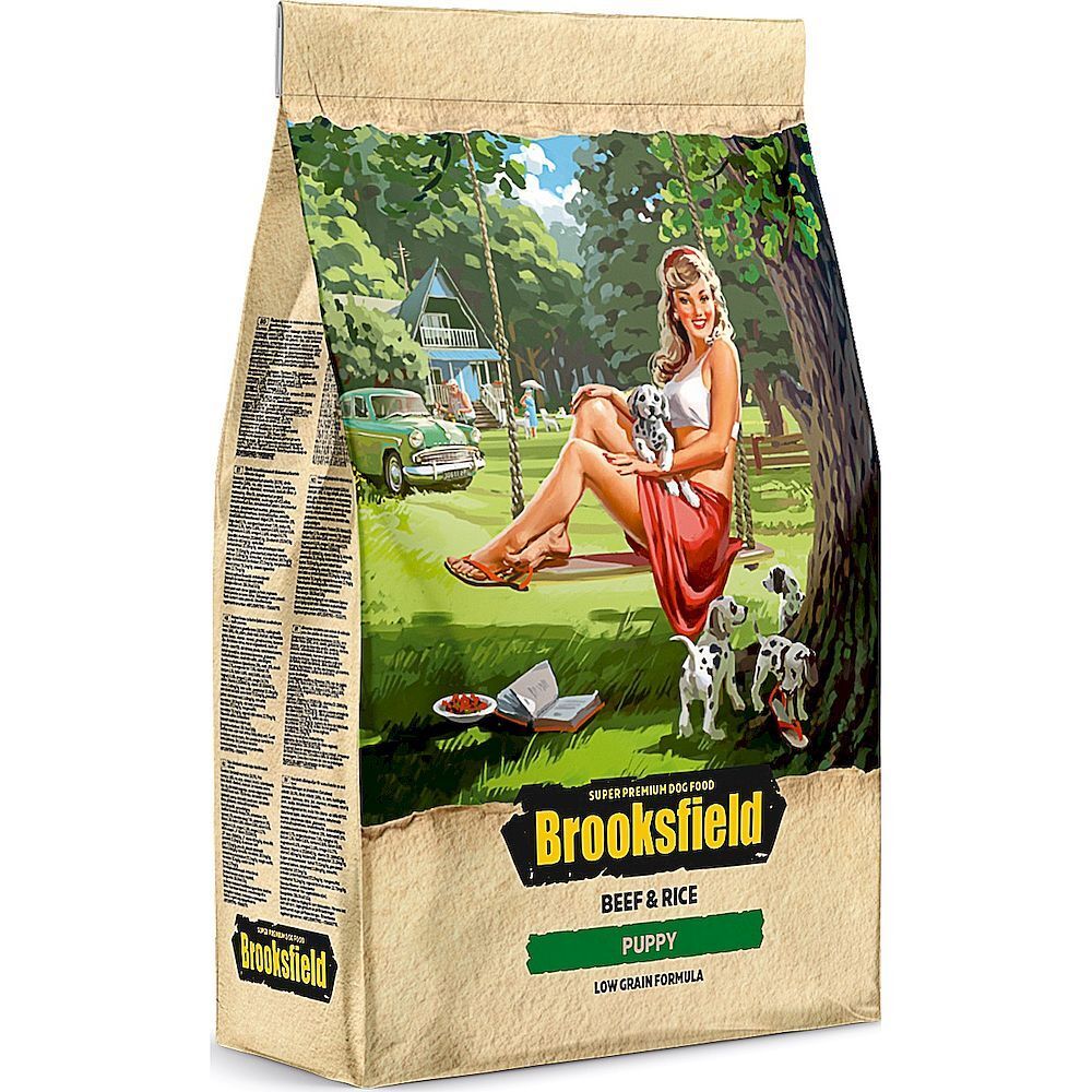 BROOKSFIELD Puppy Сухой корм для щенков 3кг  Говядина/рис