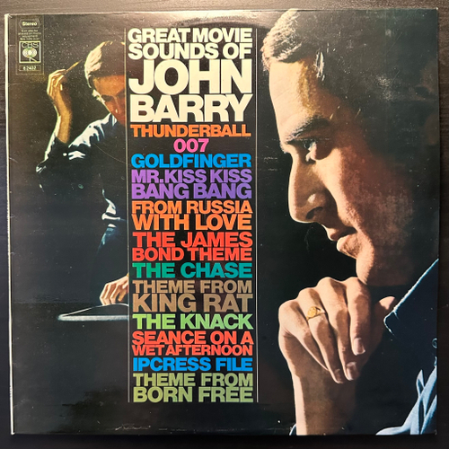 John Barry & His Orchestra ‎– The Great Movie Sounds Of John Barry (Англия 1966г.)