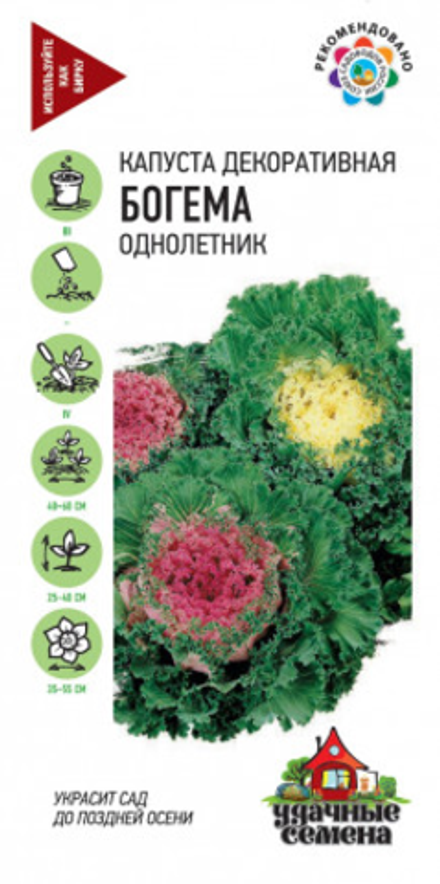 Капуста декор. Богема УС 0,1г Ц Гавриш