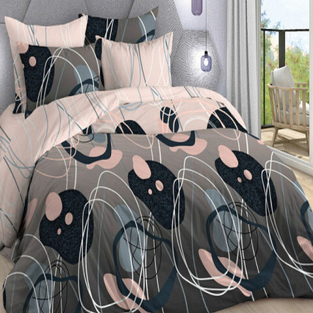 Комплект постельного белья "ВЛ. ЯПОНИЯ", бязь Премиум, 100% хлопок, Россия.