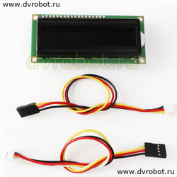 Экран LCD 1602 I2C - RGB шрифт