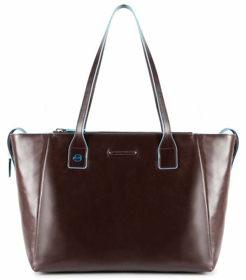 Сумка женская Piquadro Blue Square коричневая кожа (BD3883B2/MO)
