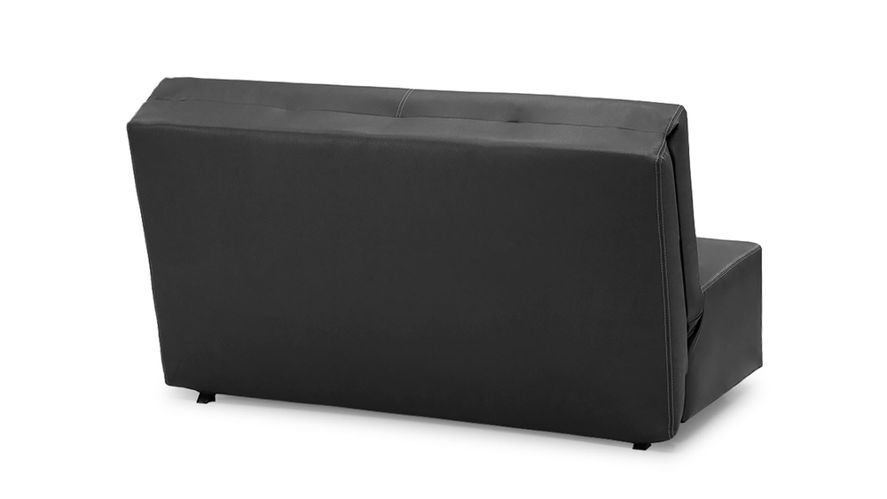 Диван Лорт Galaxy Black 182*100*86 см, Черный Экокожа Аккордеон Фиеста