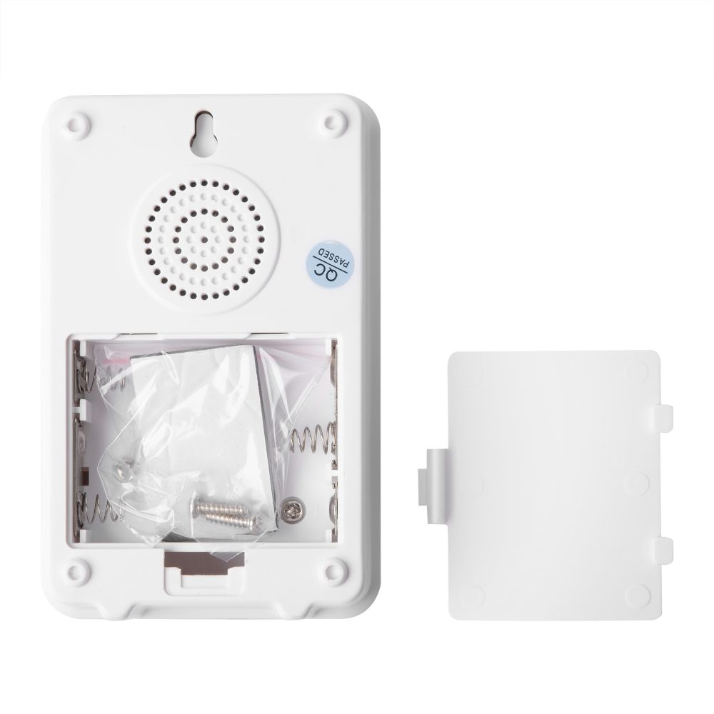 UDB-016W-R1T1-38S-150M-WH-BL Звонок беспроводной. Радиус действия 150м. Белый с черным. ТМ Uniel