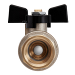 Кран шаровой Hoobs Orion 3/4" внутренняя-внутренняя (бабочка)