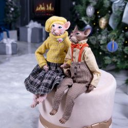 Кукла коллекционная Кот Бруно