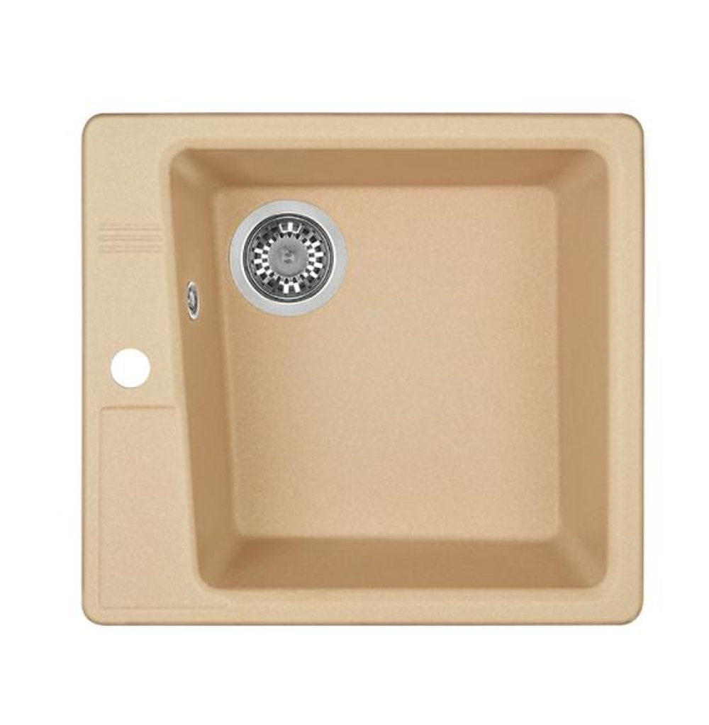 Кухонная Мойка Парма 510*470*175 мм Латте (аналог беж) NEW