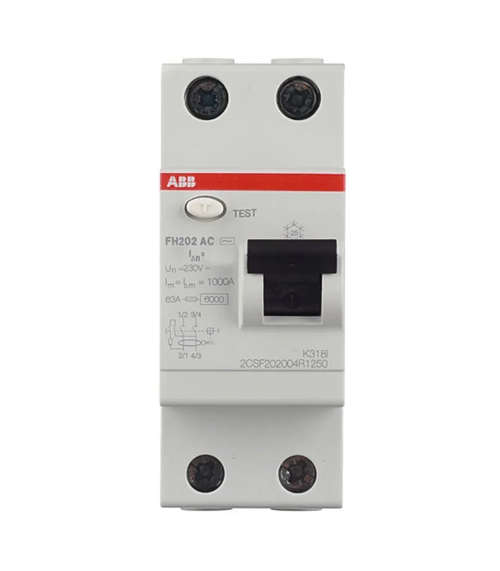 Устройство защитного отключения ABB FH202 УЗО 40A 30 mA 2P тип AC 10 kA