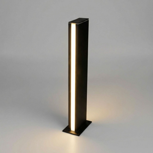 Ландшафтный светильник уличный Flat 3000K чёрный 1538 TECHNO LED черный