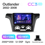 Teyes CC3 2K 9"для Mitsubishi Outlander 1, Airtrek 2002-2008