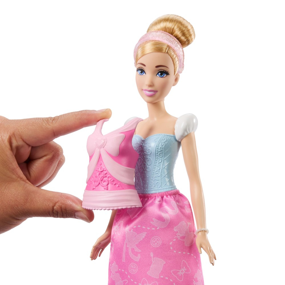 Disney Princess - Принцесса Золушка Кукла 2в1 + аксессуары JCR95